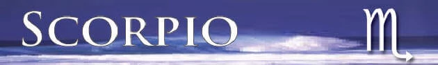 Scorpio sign banner Scorpio sign banner
